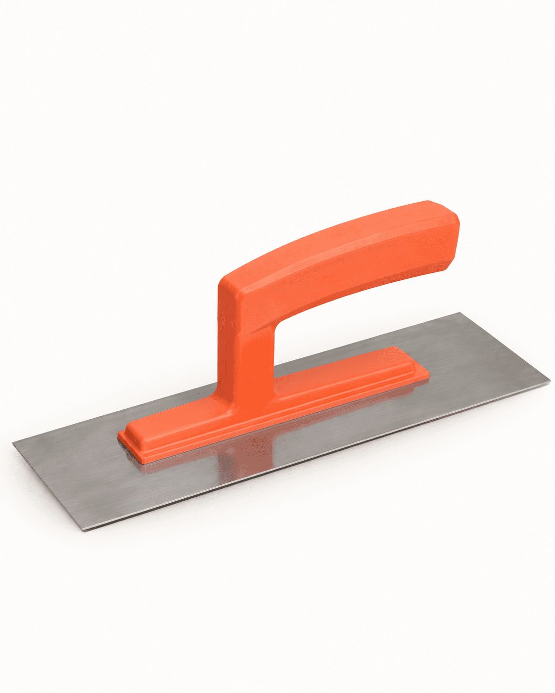 Rustic Orange-Handled Finishing Trowel
